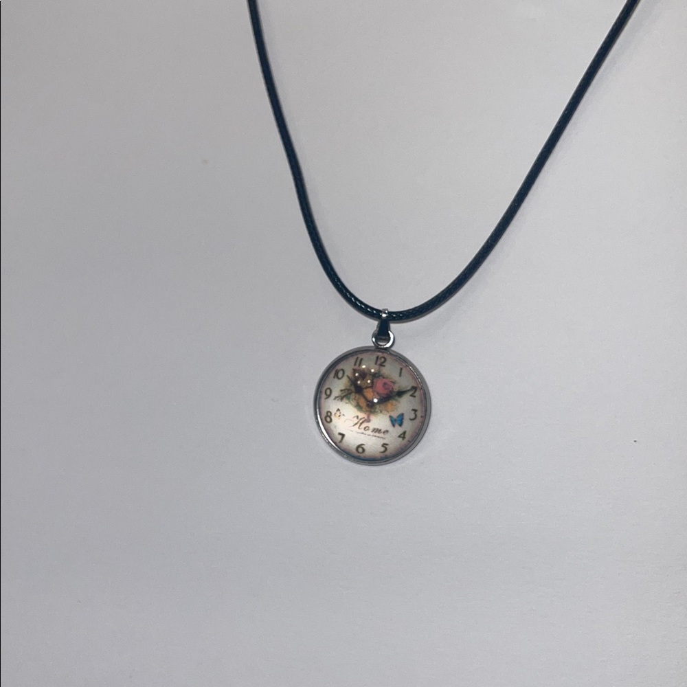 Pendant Necklace with Black Cord - Picture 4 of 4